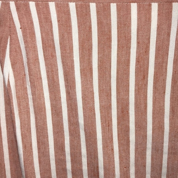 Leith Linen Blend True Wrap Covered Button Down MIDI Skirt Size 1X NWOT - Picture 7 of 10